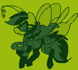 Size: 160x144 | Tagged: safe, artist:brainiac, imported from derpibooru, oc, oc:shotglass, breezie, animated, fallout equestria:all things unequal (pathfinder), fallout equestria:all things unequal sprites (set), female, gif, mare, ninja, pixel art, solo, spy, spy suit, super spy, true res pixel art