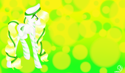 Size: 1280x750 | Tagged: safe, artist:prettyshinegp, imported from derpibooru, oc, oc only, earth pony, pony, abstract background, earth pony oc, female, mare, raised hoof, solo