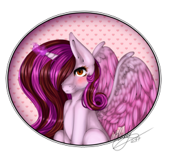 Size: 1471x1354 | Tagged: safe, artist:djdupstep15, imported from derpibooru, oc, oc only, alicorn, pony, alicorn oc, eyelashes, female, glow, glowing horn, horn, mare, signature, simple background, solo, transparent background, wings