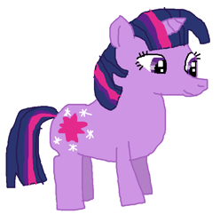 Size: 644x648 | Tagged: safe, artist:tritonvikings9066, imported from derpibooru, twilight sparkle, pony, unicorn, 1000 hours in ms paint, female, mare, simple background, solo, unicorn twilight, white background