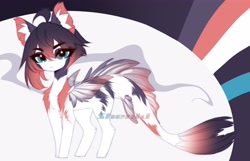 Size: 4096x2635 | Tagged: safe, artist:shenki, imported from derpibooru, oc, oc only, original species, pony, fish tail, koi pony, solo, tail