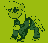 Size: 160x144 | Tagged: safe, artist:brainiac, imported from derpibooru, oc, oc:sienna, unicorn, animated, fallout equestria:all things unequal (pathfinder), fallout equestria:all things unequal sprites (set), female, filly, foal, gif, mare, pixel art, solo, true res pixel art
