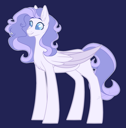 Size: 1721x1741 | Tagged: safe, artist:purplegrim40, imported from derpibooru, oc, oc only, pegasus, pony, female, magical lesbian spawn, mare, offspring, parent:fluttershy, parent:high winds, pegasus oc, simple background, smiling, solo