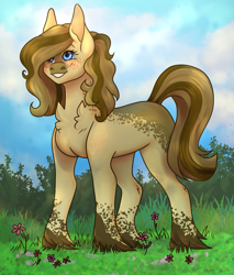 Size: 1573x1844 | Tagged: safe, artist:amcirken, imported from derpibooru, oc, oc:hot cocoa, earth pony, pony, female, mare, solo