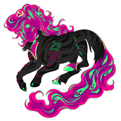 Size: 1500x1500 | Tagged: safe, artist:celeriven, imported from derpibooru, oc, oc only, oc:ghoul rider, earth pony, pony, clothes, female, mare, simple background, solo, transparent background