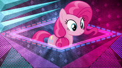 Size: 3840x2160 | Tagged: safe, artist:anime-equestria, artist:laszlvfx, edit, imported from derpibooru, pinkie pie, pony, alternate hairstyle, solo, wallpaper, wallpaper edit