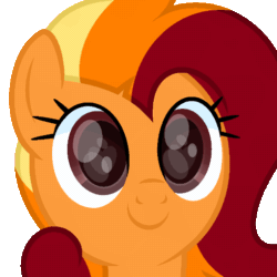 Size: 510x510 | Tagged: safe, artist:ponkus, imported from derpibooru, oc, oc only, oc:autumn ember, pegasus, pony, animated, blinking, commission, female, mare, simple background, solo, transparent background, ych result