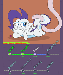 Size: 4800x5700 | Tagged: safe, artist:rupertbluefox, imported from derpibooru, rarity, dragon, series:mane6dragonsquestscaleybelly, absurd resolution, bedroom eyes, chubby, cute, dragoness, dragonified, fat, fat fetish, female, fetish, heart, hose, incentive drive, lying down, prehensile tail, progress, prone, raribetes, raridragon, seductive look, smiling, species swap, tail, tail wrap, this will end in weight gain