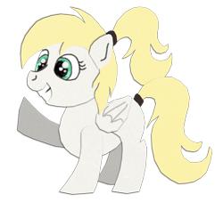 Size: 1106x1004 | Tagged: safe, artist:lunar harmony, oc:luftkrieg, pony, cute, smiling, solo