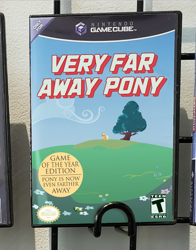 Size: 848x1080 | Tagged: safe, artist:lunar harmony, applejack, earth pony, pony, cover art, game, gamecube, photo, solo