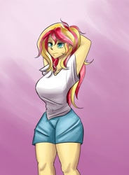 Size: 1400x1900 | Tagged: safe, artist:zachc, imported from derpibooru, sunset shimmer, equestria girls