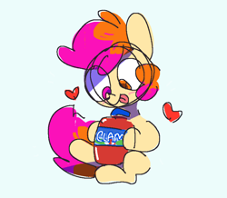 Size: 1564x1364 | Tagged: safe, artist:dawnfire, oc, oc only, earth pony, pony, :p, earth pony oc, heart, jar, simple background, sketch, solo, tongue out, white background