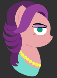 Size: 629x862 | Tagged: safe, artist:realgero, imported from derpibooru, spoiled rich, earth pony, pony, angry, gray background, looking at you, simple background, solo