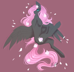 Size: 4908x4764 | Tagged: safe, artist:minelvi, imported from derpibooru, oc, oc:cotton cloudy, pegasus, pony, absurd resolution, female, mare, simple background, solo