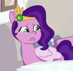 Size: 498x480 | Tagged: safe, imported from derpibooru, screencap, pipp petals, pegasus, pony, spoiler:g5, spoiler:my little pony: tell your tale, spoiler:tyts01e11, :<, animated, crying, female, g5, gif, mare, maretime bay day 2.0, my little pony: tell your tale, open mouth, open smile, smiling, solo, talking, teary eyes