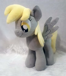 Size: 2578x2988 | Tagged: safe, artist:fire-topaz, imported from derpibooru, derpy hooves, pegasus, pony, irl, photo, plushie, solo
