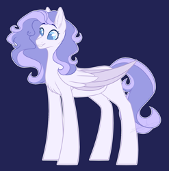 Size: 1721x1741 | Tagged: safe, artist:purplegrim40, imported from derpibooru, oc, oc only, pegasus, pony, female, magical lesbian spawn, mare, offspring, parent:fluttershy, parent:high winds, pegasus oc, simple background, smiling, solo, wings