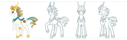 Size: 1080x340 | Tagged: safe, imported from derpibooru, pony, china, chinese, male, official, reference sheet, solo