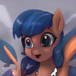 Size: 1024x1024 | Tagged: safe, imported from derpibooru, oc, oc:miss night star, oc:night star, pony, ai content, ai generated, chris chan, generator:thisponydoesnotexist, internet, open mouth, solo, the merge