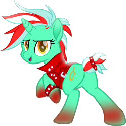 Size: 4142x4167 | Tagged: safe, artist:lincolnbrewsterfan, imported from derpibooru, lyra heartstrings, rarity, unicorn, it isn't the mane thing about you, my little pony: the movie, .svg available, alternate color palette, alternate hairstyle, belt buckle, bracelet, butt, christmas, christmas in july, clothes, determined smile, female, freckles, golden eyes, gradient hooves, heart, highlights, holiday, hoof heart, horn, jacket, jewelry, liver spots, looking at you, mare, mohawk, movie accurate, palette swap, plot, punk, raripunk, recolor, red, seasonal, shading, simple background, smiling, smiling at you, special, striped mane, striped tail, svg, tail, transparent background, vector