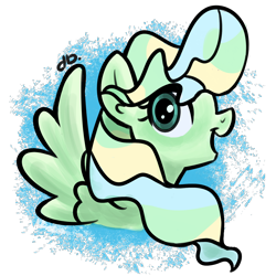 Size: 2000x2000 | Tagged: safe, artist:dubsz, artist:dubudrops, imported from derpibooru, vapor trail, pegasus, pony, cute, open mouth, open smile, simple background, smiling, solo, spread wings, transparent background, wings