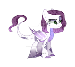 Size: 1280x1140 | Tagged: safe, artist:alinabrony-29, artist:httptypicalrose, imported from derpibooru, oc, oc only, oc:strygmer claire, dracony, hybrid, base used, deviantart watermark, interspecies offspring, obtrusive watermark, offspring, parent:rarity, parent:spike, parents:sparity, simple background, solo, transparent background, watermark