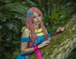 Size: 1080x839 | Tagged: safe, artist:flutterbutter cosplay, imported from derpibooru, kotobukiya, fluttershy, human, clothes, cosplay, costume, irl, irl human, kotobukiya fluttershy, photo, solo