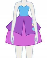 Size: 1920x2401 | Tagged: safe, artist:liggliluff, edit, imported from derpibooru, human, equestria girls, equestria girls (movie), clothes, cropped, cutie mark on clothes, dress, fall formal outfits, mannequin, no pony, simple background, white background