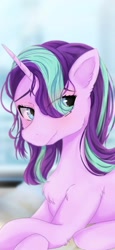 Size: 946x2048 | Tagged: safe, alternate version, artist:dashy21, imported from derpibooru, starlight glimmer, pony, unicorn, messy mane, solo