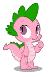 Size: 716x1117 | Tagged: safe, artist:foxyfell1337, imported from derpibooru, spike, spike (g1), dragon, g1, g1 to g4, g4, generation leap, simple background, solo, transparent background