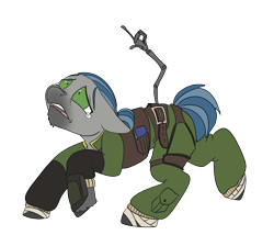 Size: 3500x3000 | Tagged: safe, artist:brainiac, imported from derpibooru, oc, oc:outlook grim, earth pony, pony, fallout equestria, fallout equestria:all things unequal (pathfinder), male, simple background, solo, stallion, transparent background