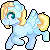 Size: 50x50 | Tagged: safe, artist:tookiut, imported from derpibooru, oc, oc only, pegasus, pony, animated, blinking, gif, pegasus oc, pixel art, simple background, solo, transparent background, wings