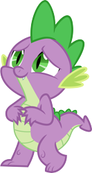 Size: 3000x5641 | Tagged: safe, artist:cloudy glow, imported from derpibooru, spike, dragon, .ai available, male, simple background, solo, transparent background, vector