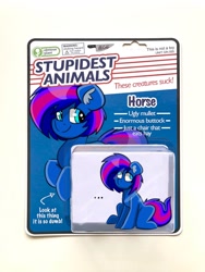 Size: 1154x1536 | Tagged: safe, artist:allicoot, imported from derpibooru, oc, oc only, earth pony, pony, ..., derp, ear fluff, obvious plant, photoshop, smiling, solo, toy