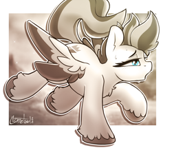 Size: 1368x1192 | Tagged: safe, artist:llametsul, imported from derpibooru, zipp storm, pegasus, pony, atg 2022, blurry background, blushing, female, g5, lidded eyes, mare, monochrome, newbie artist training grounds, open mouth, signature, solo, sweat, unshorn fetlocks