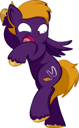 Size: 1920x3120 | Tagged: safe, artist:alexdti, imported from derpibooru, oc, oc:dark purple, oc:purple creativity, pegasus, pony, simple background, solo, transparent background