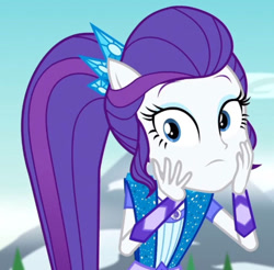 Size: 902x886 | Tagged: safe, imported from twibooru, rarity, equestria girls, image, needs more jpeg, solo