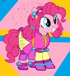 Size: 800x875 | Tagged: safe, imported from twibooru, pinkie pie, equestria girls, crystal guardian, image, needs more jpeg, solo