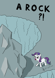 Size: 849x1200 | Tagged: safe, artist:darkdabula, imported from derpibooru, rarity, pony, unicorn, the cutie mark chronicles, atg 2022, exclamation point, female, filly, filly rarity, interrobang, newbie artist training grounds, question mark, solo, younger