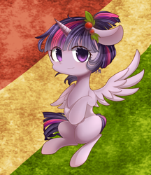 Size: 950x1100 | Tagged: safe, artist:alus, imported from derpibooru, twilight sparkle, alicorn, pony, floppy ears, missing cutie mark, one wing out, solo, twilight sparkle (alicorn), wings