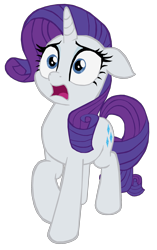 Size: 1280x2041 | Tagged: safe, artist:benpictures1, imported from derpibooru, rarity, pony, unicorn, my little pony: the movie, cute, ears, female, floppy ears, inkscape, mare, raribetes, scared, simple background, solo, transparent background, vector