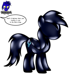 Size: 3840x4154 | Tagged: safe, artist:damlanil, imported from derpibooru, rainbow dash, latex pony, original species, pegasus, pony, my little pony: the movie, bad end, bondage, comic, commission, dialogue, encasement, female, latex, latexified, liquid latex, living latex, mare, no eyes, no face, no mouth, offscreen character, rubber, rubber drone, rubber suit, shiny, show accurate, simple background, solo, speech bubble, storm king's emblem, story, story included, text, transformation, transparent background, vector, wings