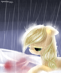 Size: 1000x1200 | Tagged: safe, artist:aquagalaxy, imported from derpibooru, applejack, earth pony, pony, applejack's parents, solo