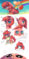 Size: 1500x3000 | Tagged: safe, artist:aquagalaxy, imported from derpibooru, pinkie pie, bat pony, earth pony, human, pony, multeity, race swap, sketch