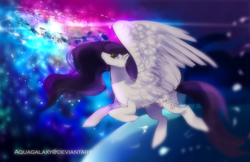 Size: 3000x1941 | Tagged: safe, artist:aquagalaxy, imported from derpibooru, oc, oc only, oc:sweet blasphemy, pegasus, pony, large wings, pegasus oc, sketch, solo, wings