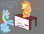 Size: 2192x1651 | Tagged: safe, artist:2hrnap, imported from ponybooru, applejack, rainbow dash, gray background, inflation, simple background
