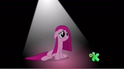 Size: 1920x1080 | Tagged: safe, imported from derpibooru, screencap, pinkie pie, party of one, discovery kids logo, pinkamena diane pie, sad