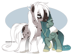 Size: 2000x1500 | Tagged: safe, artist:dementra369, imported from derpibooru, oc, oc:noize, oc:rin frost, earth pony, pegasus, pony, base used, female, lip piercing, male, piercing, shipping, simple background, straight, transparent background