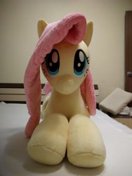 Size: 3024x4032 | Tagged: safe, artist:shindeeru, imported from derpibooru, fluttershy, pony, irl, life size, photo, plushie