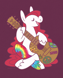 Size: 1800x2222 | Tagged: safe, artist:horseytown, imported from derpibooru, earth pony, pony, dream drifter, guitar, musical instrument, solo